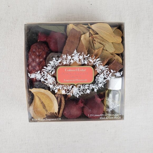 Crabtree & Evelyn Pomegranate Grove fragranced botanicals potpourri with oil new - Picture 1 of 5